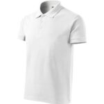 Koszulka polo męska Malfini Cotton Heavy 215 - Biały - Bok